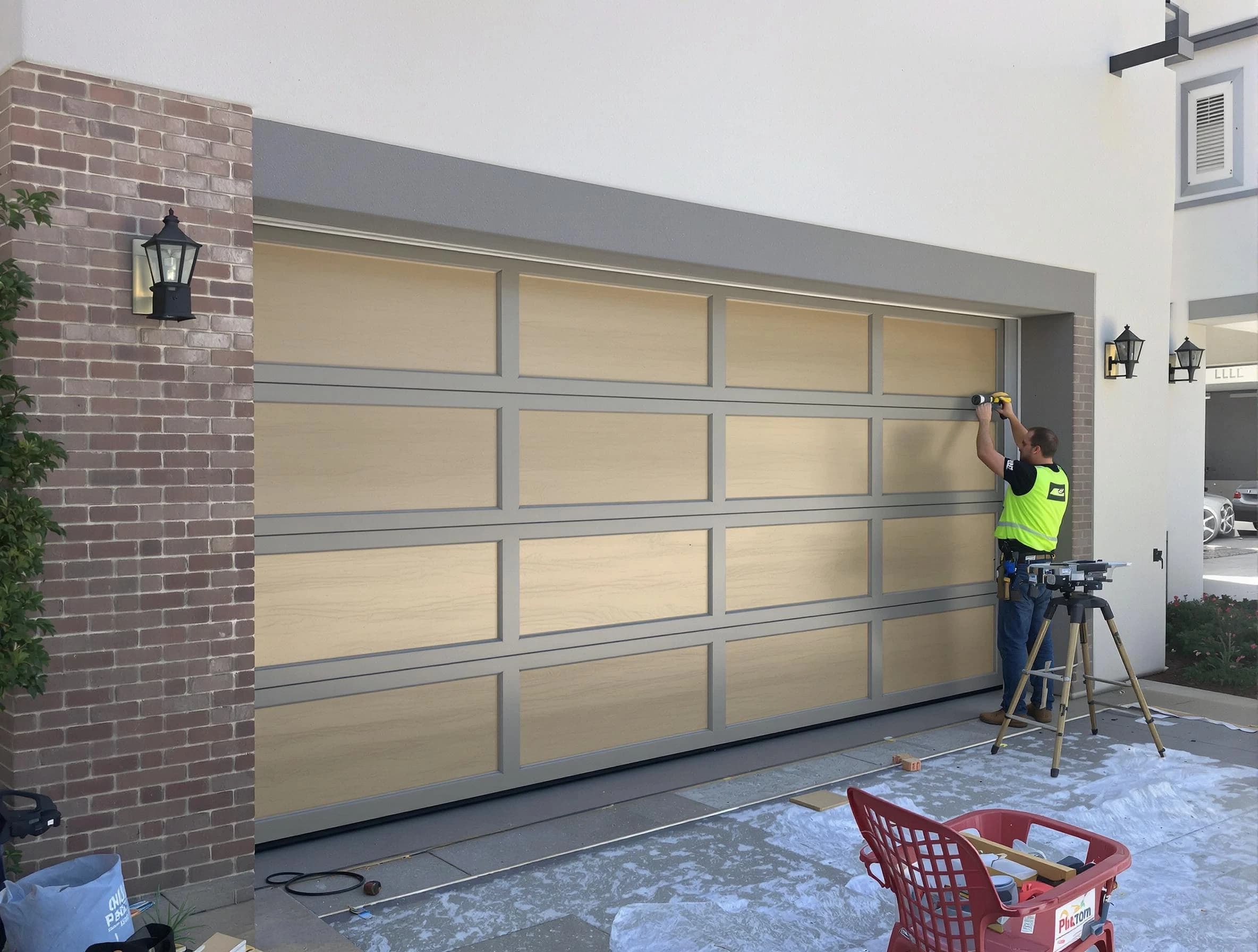 Garage door replacement service by Erie Garage Door Repair in Erie