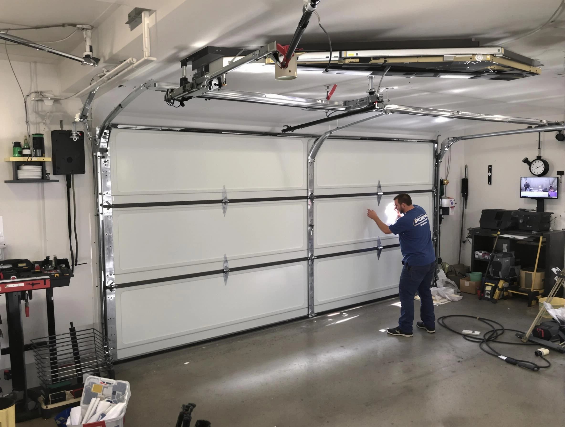 Professional garage door repair service by Erie Garage Door Repair in Erie