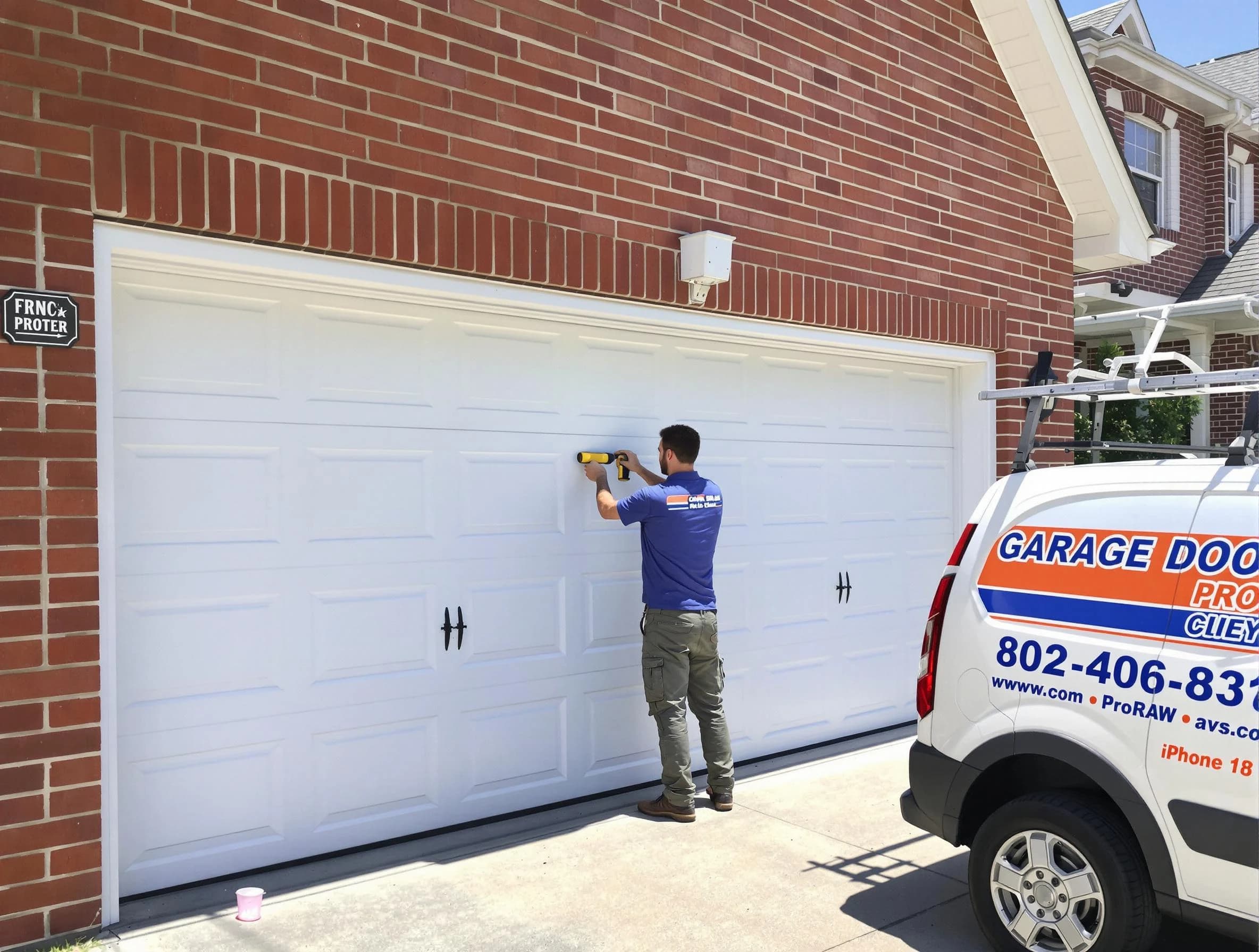 Local garage door repair service by Erie Garage Door Repair in Erie