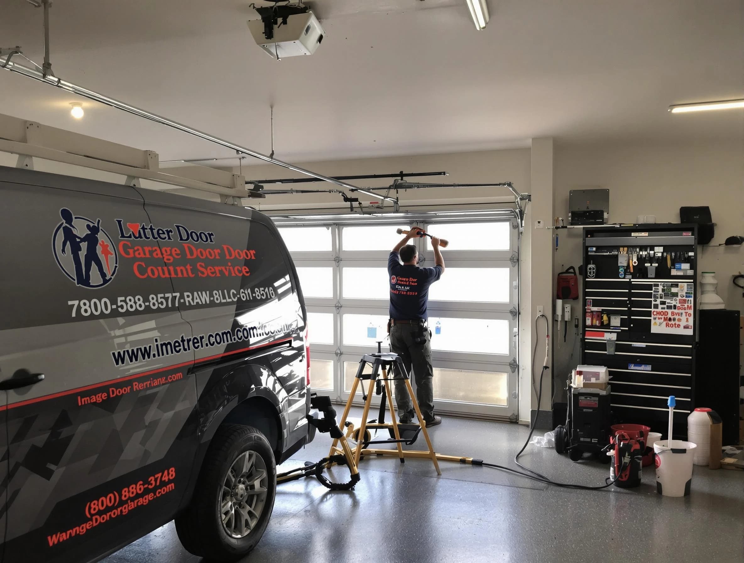 Erie Garage Door Repair rapid response team performing same-day repair in Erie