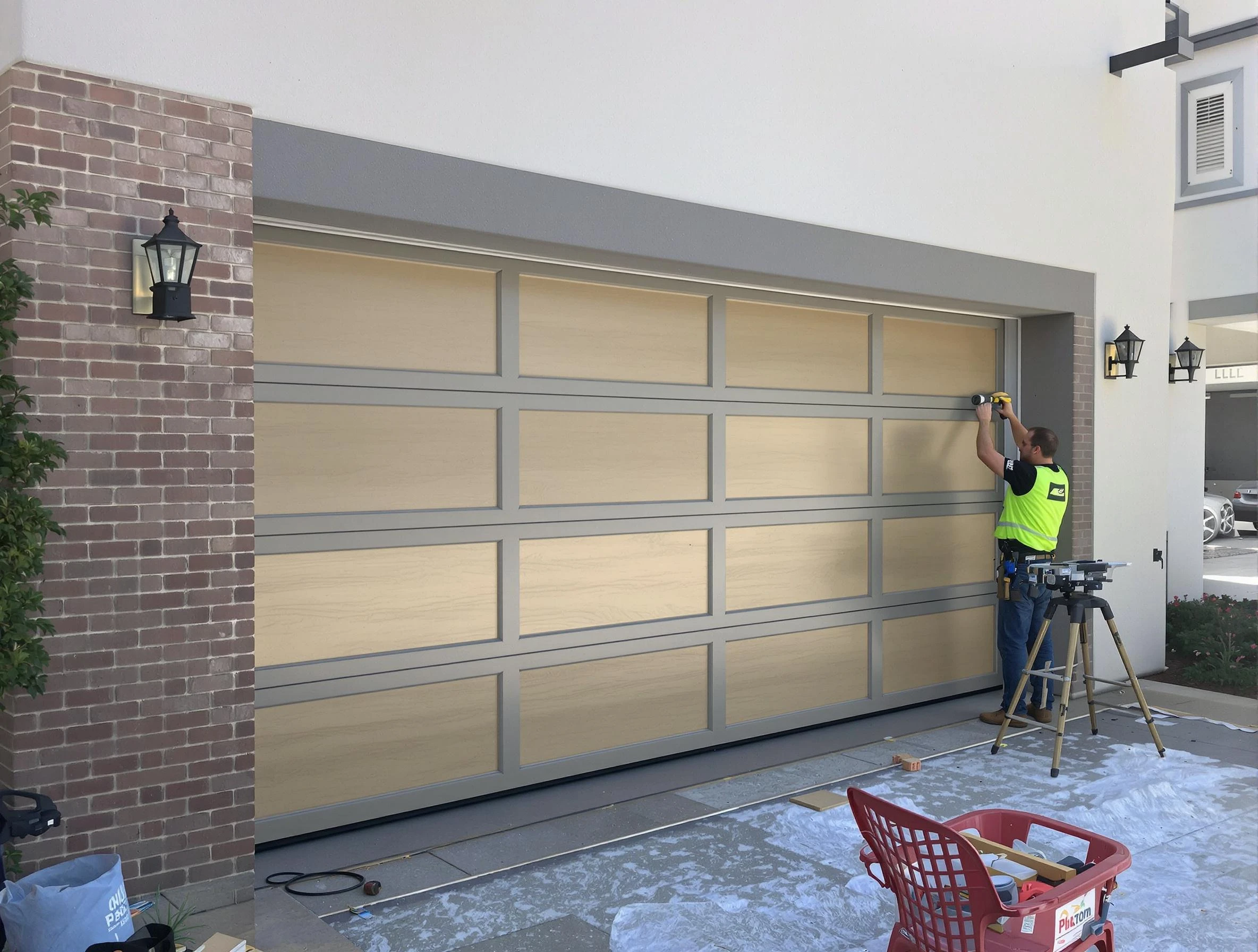 Garage door replacement service by Erie Garage Door Repair in Erie