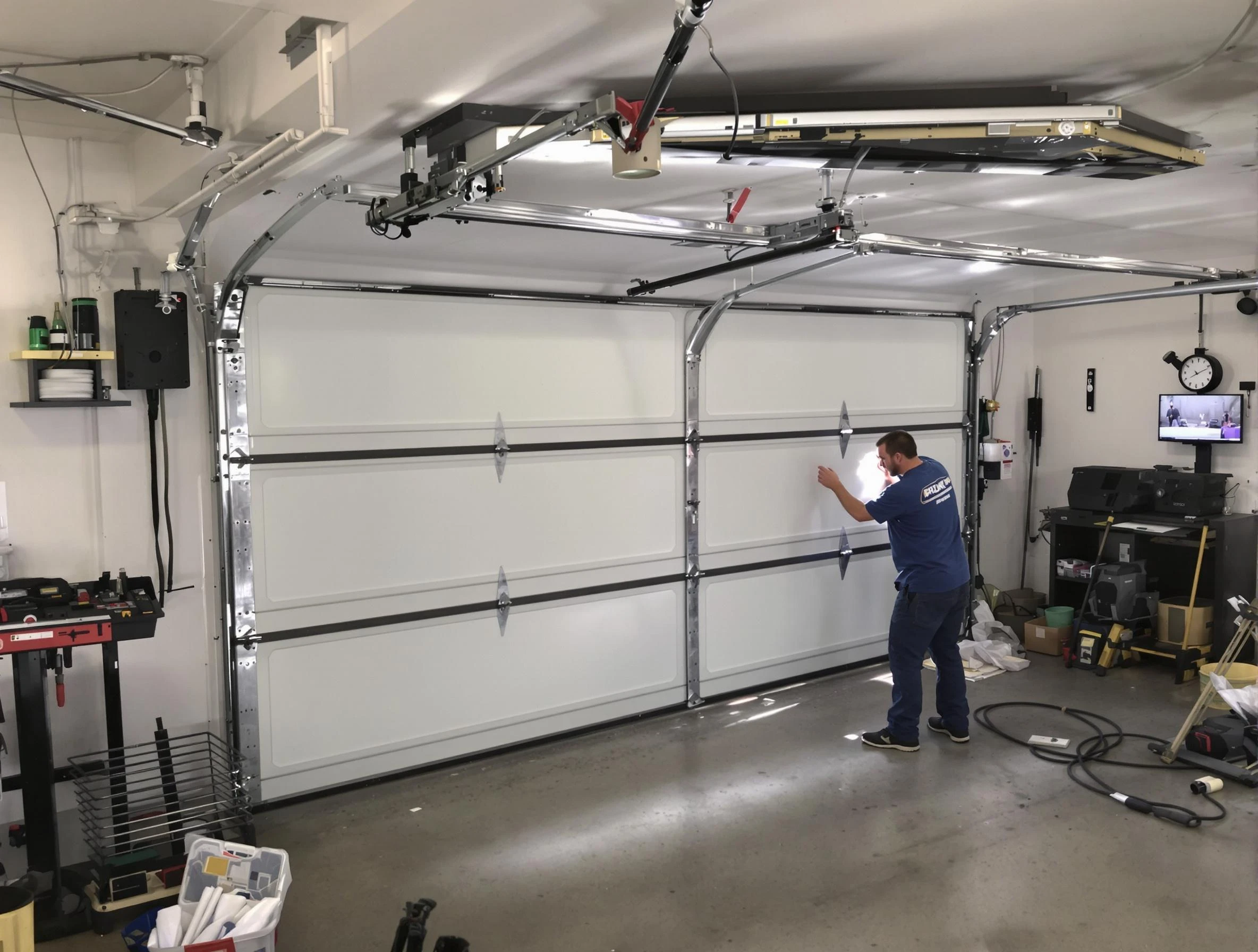 Professional garage door repair service by Erie Garage Door Repair in Erie