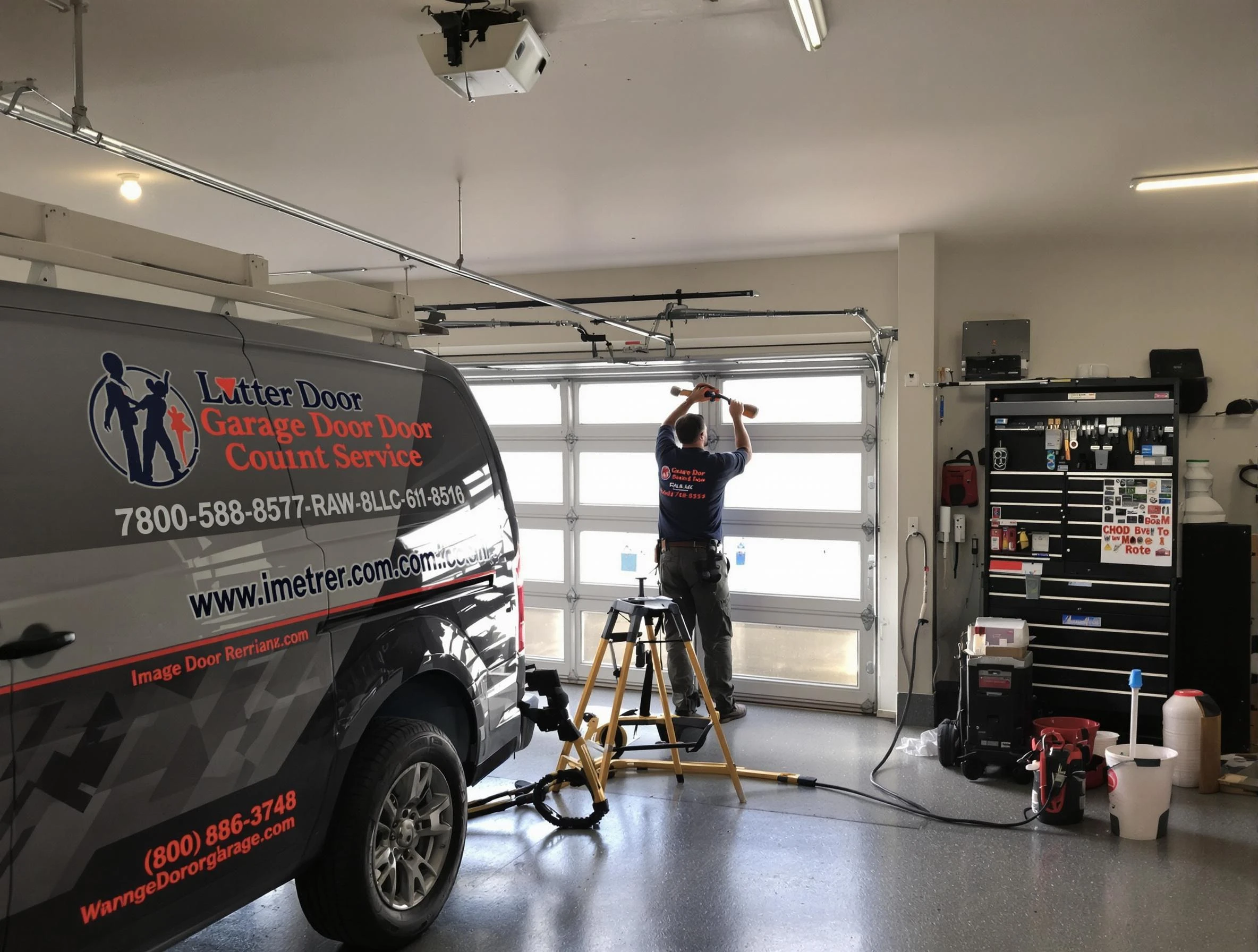 Erie Garage Door Repair rapid response team performing same-day repair in Erie